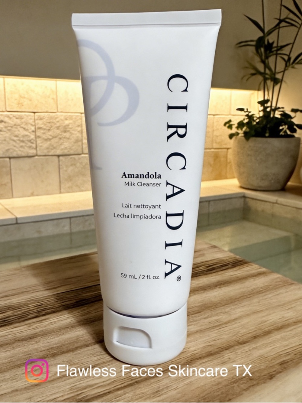 Circadia Amandola Milk Cleanser – Gentle Face Cleanser - exp 8/28 - NIB
